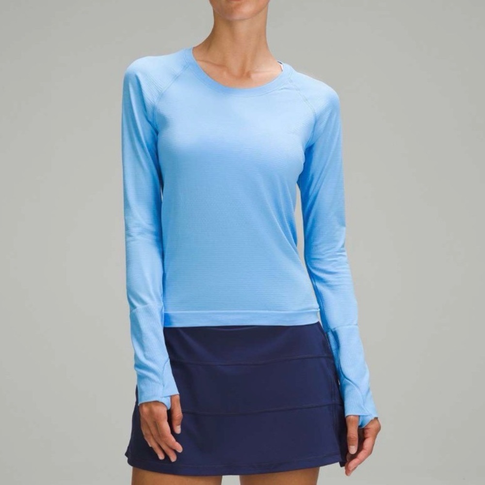 Lululemon Swiftly Tech Long Sleeve 2.0 Race Aero Blue